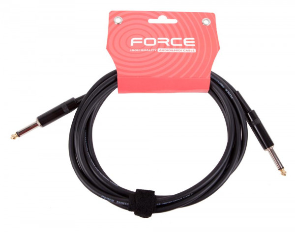 Кабель гитарный FORCE FGC-05/3 PRO jack-jack, 3 м