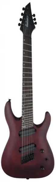 JACKSON X Series Dinky Arch Top DKAF7 MS Dark Rosewood 7-струнная электрогитара
