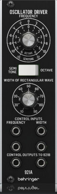 Модульный синтезатор BEHRINGER 921A OSCILLATOR DRIVER регулятора частоты октавных и полутоновых частот