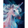 Алмазная мозаика 15х20 СКАЗОЧНЫЙ ЕДИНОРОГ (19 цветов)