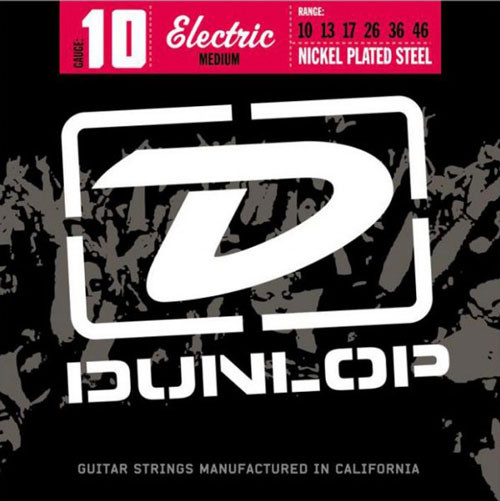 DUNLOP DEN Nickel Plated Steel Medium 10-46 струны для электрогитары