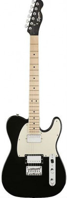 Fender Squier Contemporary Telecaster HH Maple Fingerboard Black Metallic электрогитара