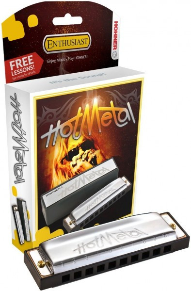 Hohner Hot Metal D губная гармошка диатоническая