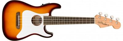 FENDER Fullerton Strat Uke Sunburst укулеле-концерт электроакустическая