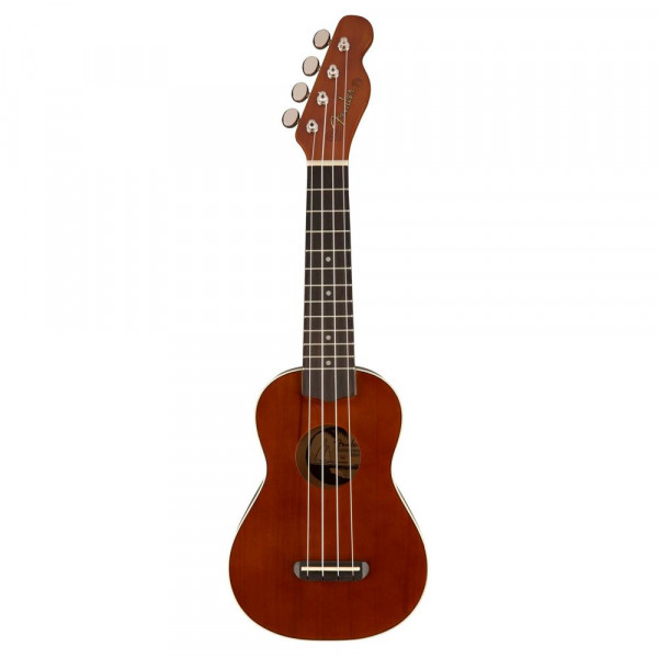 Укулеле сопрано FENDER (V) VENICE SOPRANO UKE, NAT WN, цвет натуральный