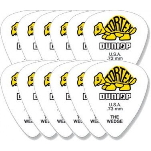 DUNLOP 424P.73 TORTEX Wedge набор медиаторов 0.73 мм, 12 шт