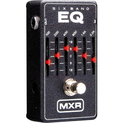 DUNLOP M109S Six Band Graphic EQ эффект гитарный, 6-полосный графический эквалайзер, серебристый