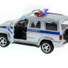 Машина "АВТОПАНОРАМА" инерц. УАЗ Патриот (полиция) 1/50, в/к 12*7*5,5 см