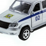 Машина "АВТОПАНОРАМА" инерц. УАЗ Патриот (полиция) 1/50, в/к 12*7*5,5 см