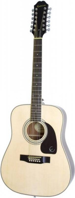 EPIPHONE DR-212 NATURAL CH HDWE гитара ак. 12-стр.