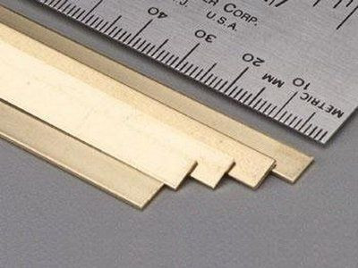 KS полоски латунные гибкие 6,35х0,8/12,7х0,8мм (3шт.)