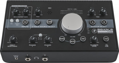 MACKIE Big Knob Studio USB аудио интерфейс 2x2 и контроллер для мониторов 3x2, 96 кГц/24 бита