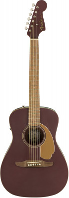 FENDER Malibu Player Burgundy Satin WN электроакустическая гитара