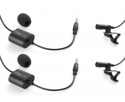 IK MULTIMEDIA iRig Mic Lav 2 Pack комплект из 2-х петличных микрофонов