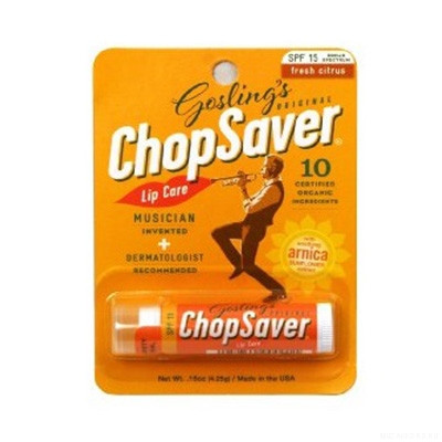 CHOPSAVER CHPS with SPF15 Lip Balm гигиеническая помада для губ с УФ защитой (для музыкантов играющи