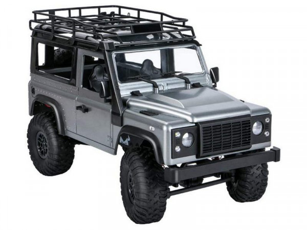 Радиоуправляемая машина MN MODEL англ. внедорожник Defender  D90 (серебристый) 4WD 2.4G 1/12 RTR