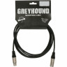 KLOTZ GRG1FM10.0 GREYHOUND готовый микрофонный кабель, никелированные разъемы Klotz XLR мама XLR папа, длина 10