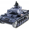 Р/У танк Heng Long 1/16 Panzerkampfwagen III (Германия) 2.4G RTR PRO темно-серый