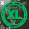 D'Addario EXL220TP - 2 комплекта струн бас-гитары Super Long/Soft Long 40-95