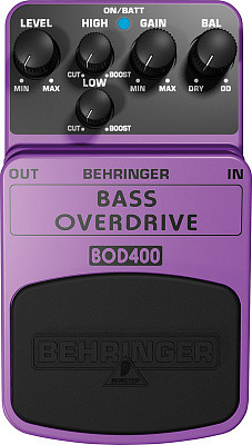 BEHRINGER BOD 400 BASS OVERDRIVE педаль эффектов овердрайв для бас-гитар