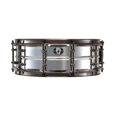 Малый барабан LUDWIG LW0514S 14"*5" Black Magic series фурнитура Tube lugs черный никель