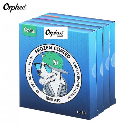 Струны для акустических фолк гитар Orphee P-30 010-050, 6 шт