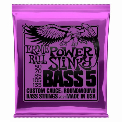 ERNIE BALL 2821 (50-135) струны для 5-струнной бас-гитары