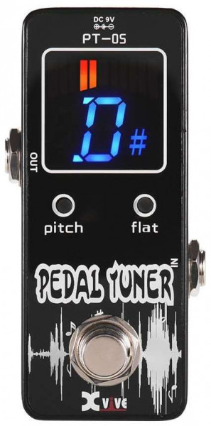 XVIVE PT-05 Chromatic Pedal Tuner напольный педальный тюнер в уменьшенном корпусе