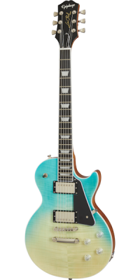 EPIPHONE Les Paul Modern Figured Caribbean Blue Fade электрогитара