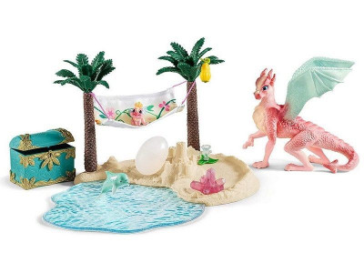 Фигурка Schleich Остров драконов с кладом