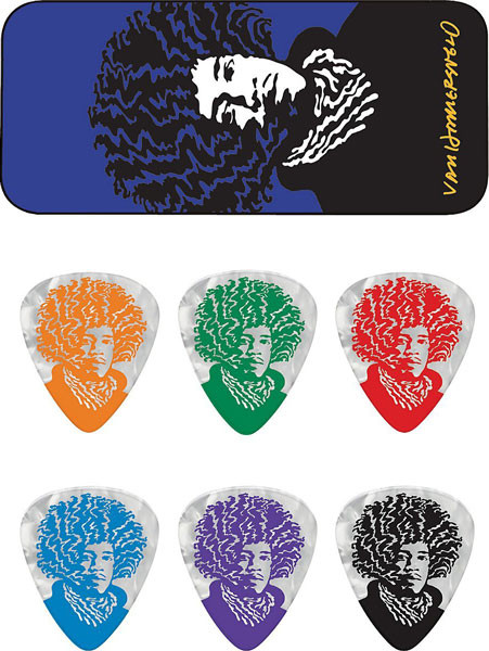 DUNLOP JVHPT03M Van Hamersveld Jimi Pick Tin Med набор медиаторов в жестяной коробке