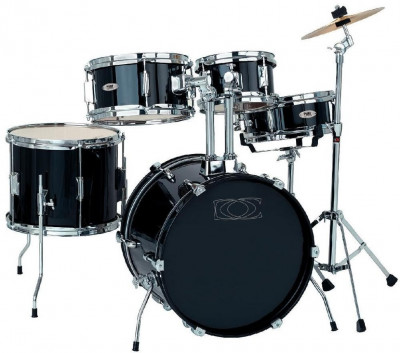 DRUMCRAFT DC Junior 2 Black JR2-BK установка барабанная детская в наборе