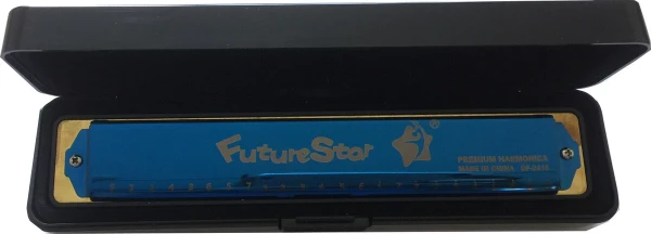 Губная гармошка Future Star QF-2418 BL "C" в футляре