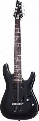 Schecter DAMIEN PLATINUM-7 SBK 7-струнная электрогитара