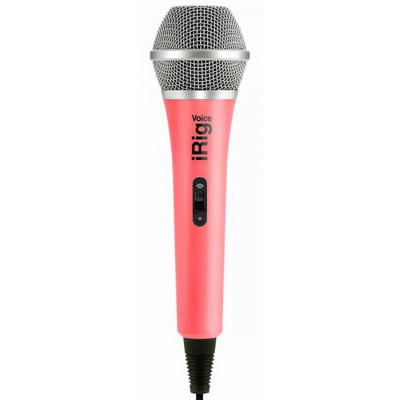 IK MULTIMEDIA iRig Voice - Pink караоке микрофон