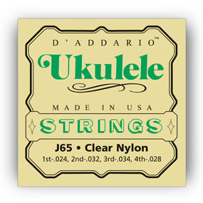 D'Addario J65 - струны для укулеле сопрано