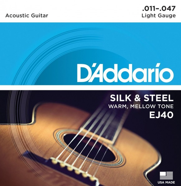 D'ADDARIO EJ40 струны для акустической фолк гитары