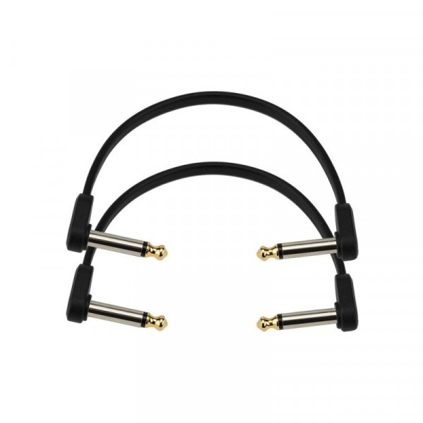 PLANET WAVES PW-FPRR-206 набор из 2 патч-кабелей Jack-Jack 0,15 м