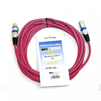 Invotone ACM1103/R микрофонный кабель XLR мама-XLR папа 5 м