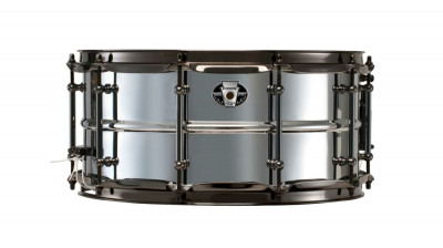 Малый барабан LUDWIG LW6514S 14"*6.5" Black Magic series фурнитура Tube lugs, Black-nickel