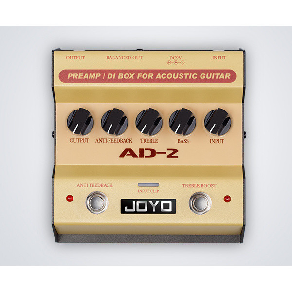 JOYO AD-2 Acoustic Guitar Preamp/DI эффект для акустической гитары напольный преамп/директ-бокс