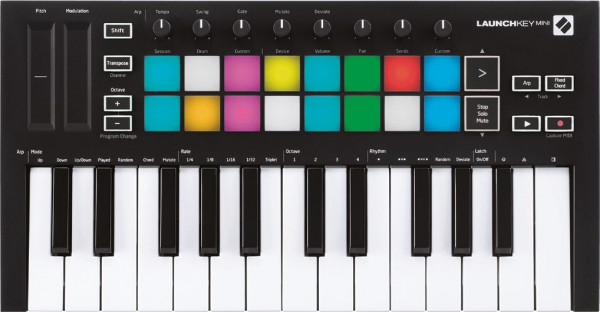 NOVATION LaunchKey Mini MK3 миди-клавиатура 25 клавиш