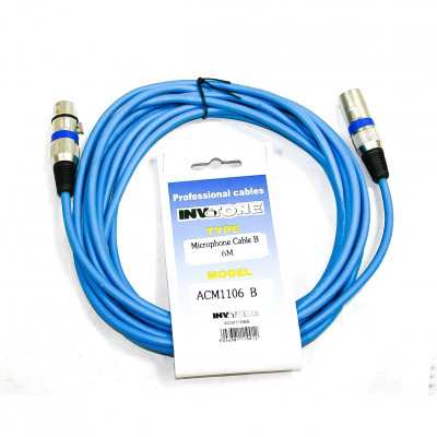 Invotone ACM1105/B микрофонный кабель XLR мама-XLR папа 5 м