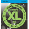 Струны для бас-гитары D'ADDARIO EXL165 soft/reg, 045-105