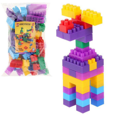 Конструктор №11 «Семицветик», 105 деталей, 3+