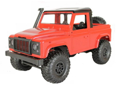 Радиоуправляемая машина MN MODEL английский пикап Defender (красный) 4WD 2.4G 1/12 RTR