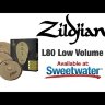 ZILDJIAN LV348 L80 Low Volume 13” HiHat/14” Crash/18” Crash Ride Box Set набор тарелок