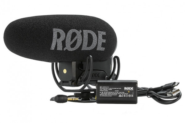 Микрофон RODE VideoMic Pro+ накамерный, суперкардиоидная Микрофон RODE VideoMic Pro+ накамерный, суперкардиоидная