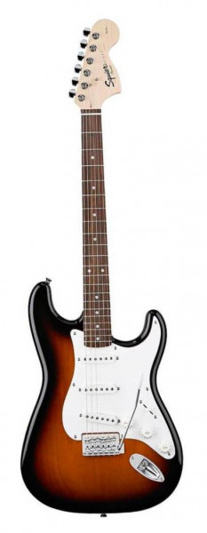 FENDER SQUIER AFFINITY STRATOCASTER RW BROWN SUNBURST электрогитара