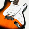 FENDER SQUIER AFFINITY STRATOCASTER RW BROWN SUNBURST электрогитара